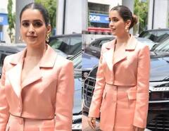 Sanya Malhotra Pics: 'હિટઃ ધ ફર્સ્ટ કેસ'ના ટ્રેલર લોન્ચ પર પહોંચી સાન્યા મલ્હોત્રા