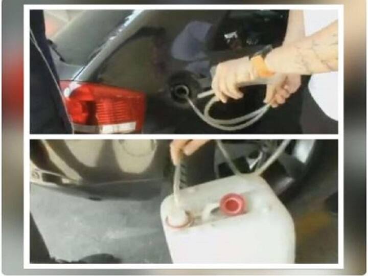 how to stole petrol and diesel from a car expert explains to a greek private channel in greece அதிர்ச்சி.. காரிலிருந்து பெட்ரோலை எப்படி திருடுவது..? நிபுணரை வைத்து விளக்கிய தொலைக்காட்சி..