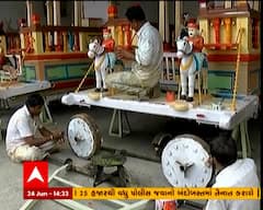 અમદાવાદ: રથના રંગરોગાનની કામગીરી, શાહી રથની ભવ્યતામાં થશે વધારો