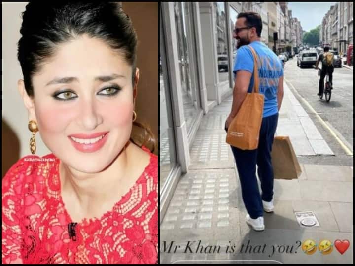 Why Kareena Kapoor Khan, who is holidaying in London, asked husband Saif Ali Khan, Mr. Khan is this you? लंदन की सड़कों पर कुछ इस अंदाज में दिखे Saif Ali Khan, Kareena Kapoor ने पूछा- Mr. खान क्या ये आप हैं?