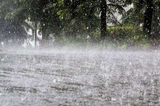 येवला तालुक्यात गारांसह जोरदार पाऊस