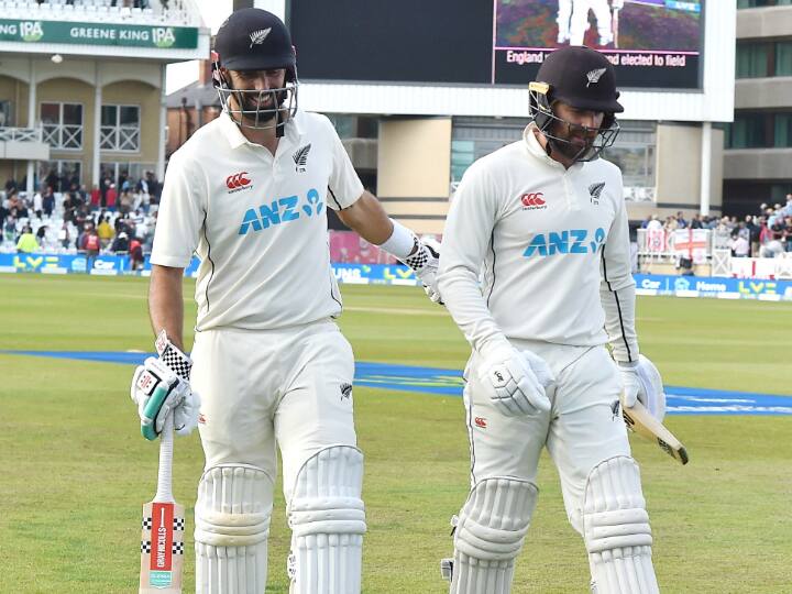 On Day 2, a record partnership between Mitchell and Blundell helped New Zealand post 329/10 at the end of their first innings. (Pic Courtesy: PTI)