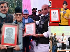 In Pics: झांसी के अर्शप्रीत ने किया कमाल , A3 शीट पर 70 क्रिकेटर्स का स्‍केच बनाकर नाम किए ये तीन बड़े 3 रिकॉर्ड्स