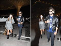 Arjun Malaika Pics: बर्थडे सेलिब्रेट करने के लिए वेकेशन के लिए निकले अर्जुन कपूर-मलाइका अरोड़ा, एयरपोर्ट पर हुए स्पॉट