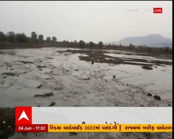 ભાવનગરના પાલીતાણાના ગ્રામ્ય વિસ્તારોમાં ધોધમાર વરસાદ