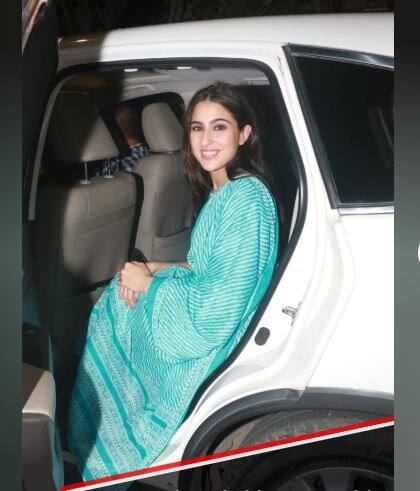 अभिनेत्री सारा अली खानचा देसी लूक