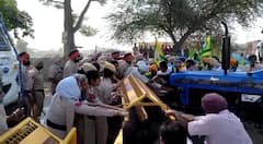 ਬਠਿੰਡਾ ਡੱਬਵਾਲੀ ਰੋਡ 'ਤੇ ਪ੍ਰਦਰਸ਼ਨ ਦੌਰਾਨ ਕਿਸਾਨਾਂ ਤੇ ਪੁਲਿਸ ਵਿਚਾਲੇ ਹੱਥੋਪਾਈ