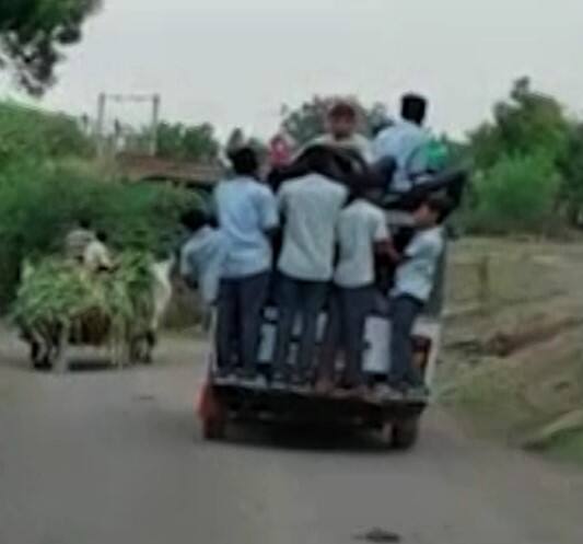 મોતની સવારીઃ ભાવનગરના વિદ્યાર્થીઓ જીવના જોખમે પહોંચે છે શાળાએ