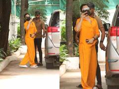 Rashmika Mandanna Spotted: अट्रैक्टिव ऑउटफिट में स्पॉट हुईं रश्मिका मंदाना, पुष्पा गर्ल ने किया अपना सिग्नेचर स्टेप