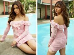 Aamna Sharif Pics: ਪੂਲ ਕਿਨਾਰੇ ਪਿੰਕ ਡਰੈੱਸ 'ਚ ਕਾਤਲਾਨਾ ਪੋਜ਼ ਦਿੰਦੀ ਦਿਖੀ ਆਮਨਾ ਸ਼ਰੀਫ, ਦਿਲਕਸ਼ ਅਦਾਵਾਂ ਬਣਾ ਦੇਣਗੀਆਂ ਤੁਹਾਨੂੰ ਦੀਵਾਨਾ!