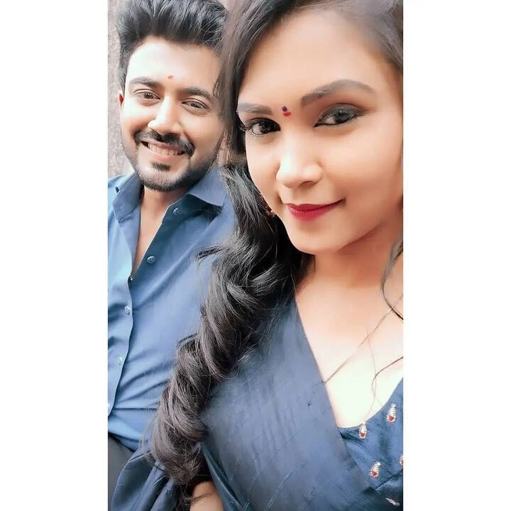 అమూల్య గౌడ, నిరంజన్ (Image credit: Amulya Gowda/Instagram)