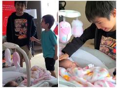 Watch: पहली बार न्यु बॉर्न सिस्टर से मिलने पर भावुक हुआ बड़ा भाई, वीडियो कर देगा इमोशनल 