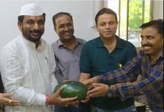 Amol Mitkari Birthday: अमोल मिटकरींना वाढदिवसाची भेट 'टरबूज' थेट