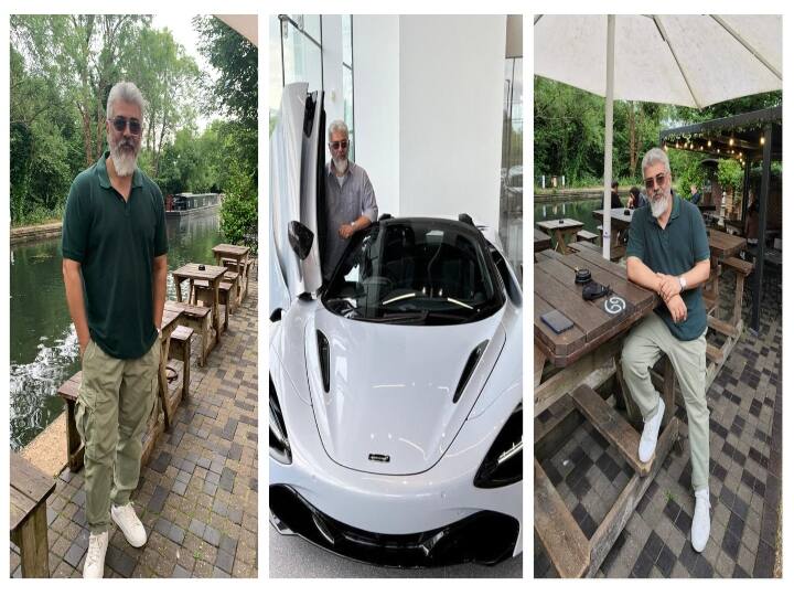 actor ajithkumar latest photos release from europe country AJITH LATEST PICS: அசத்தல் காருடன் AK! என்ன காருப்பா அது? தேடலைத் தொடங்கிய அஜித் ஃபேன்ஸ்!