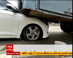 રાજકોટઃ ગોંડલના ભુણાવા પાસે બે એસટી બસ અને કાર વચ્ચે અકસ્માત