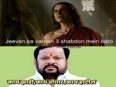 Memes : 'काय झाडी, काय डोंगार, काय हाटील!' शहाजीबापूंच्या व्हायरल कॉलनंतर मिम्सचा सोशल मीडियावर महापूर