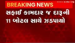 Kutch એક્સપ્રેસમાંથી સફાઈ કામદાર દારૂની 11 બોટલ સાથે ઝડપાયો, જુઓ વીડિયો