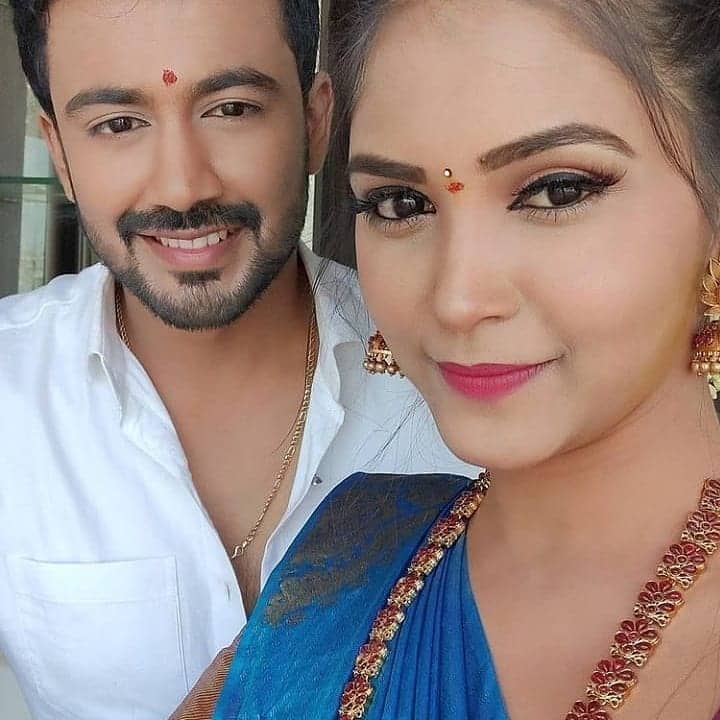 అమూల్య గౌడ, నిరంజన్ (Image credit: Amulya Gowda/Instagram)
