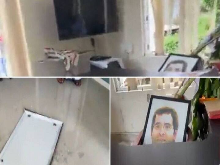 Rahul Gandhis Wayanad office vandalised 8 SFI workers detained Rahul Gandhi: கேரளாவில் தொடங்கிய பிரச்னை! ஹைதராபாத்தில் கூடிய காங்கிரஸார்! தொடரும் பதட்டம்!
