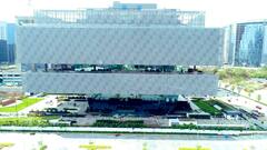 T Hub Pics: టీ హబ్ 2.0 రెడీ, అబ్బురపరిచే నిర్మాణ శైలి! గాల్లోనే ఎక్కువ భాగం బిల్డింగ్ - ప్రారంభం ఎప్పుడంటే