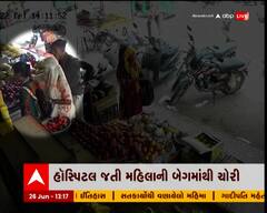 મહેસાણાઃ ફ્રુટ ખરીદતા મહિલાના પર્સમાંથી ચોરાયા 22 હજાર રૂપિયા, જુઓ ચોરની કરામત