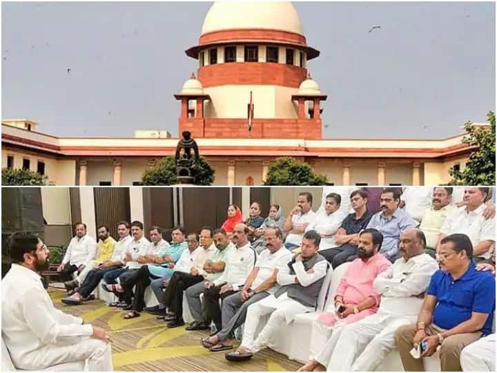 Maharashtra Political Crisis  Rebel Shiv Sena MLA Eknath Shinde approaches Supreme Court against the disqualification notices महाराष्ट्रातल्या सत्ताकारणाचा खेळ आता सुप्रीम कोर्टात, अपात्रतेच्या कारवाई विरोधात शिंदे गटाकडून याचिका