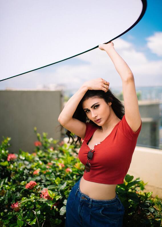 Mouni Roy Appears Casually Cool In A Crop Top - SEE PICS