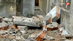 અમદાવાદના મેમનગરમાં દીવાલનો ભાગ પડ્યો , મકાનની બાલ્કનીની દીવાલનો ભાગ ધરાશાયી