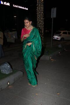 ग्रीन साड़ी में बला की खूबसूरत लगीं Tejasswi Prakash तो ब्लैक सूट में हैंडसम हंक दिखे Karan Kundrra, तस्वीरों ने फिर जीता फैन्स का दिल