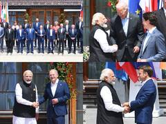 G7 Summit: पीएम मोदी ने जो बाइडेन, जस्टिन ट्रूडो और इमैनुएल मैक्रों से की मुलाकात, ऐसी दिखी गर्मजोशी