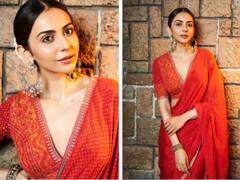 Rakul Preet Singh Pics: ਔਰੇਂਜ ਕਲਰ ਦੀ ਸਾੜੀ ਪਾ ਕੇ ਰਕੁਲ ਪ੍ਰੀਤ ਸਿੰਘ ਨੇ ਮਚਾਈ ਤਬਾਹੀ, ਕਿਲਰ ਸਮਾਈਲ ਤੁਹਾਨੂੰ ਵੀ ਬਣਾ ਦੇਵੇਗੀ ਰਕੁਲ ਦਾ ਦੀਵਾਨਾ