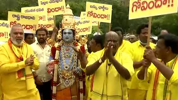 TDP Narasimha Prasad Balaji Avatar : టీడీపీ నేత నరసింహప్రసాద్ విన్నూత్న నిరసన | ABP Desam
