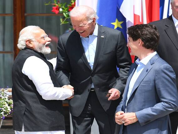 IN PICS | PM Modi Meets Biden, Trudeau And Macron At G7 Summit In Germany