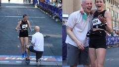 Viral Video: ম্যারাথনের ফিনিশিং লাইনেই হাঁটু গেড়ে প্রেমের প্রস্তাব, সোশ্যাল মিডিয়ায় ভাইরাল ভিডিও