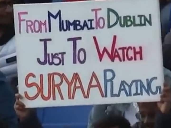 IRE vs IND fan travel from mumbai to dublin watch suryakumar yadav batting IRE vs IND: इस भारतीय खिलाड़ी की बैटिंग देखने मुंबई से डबलिन पहुंचा फैन, क्रिकेटर ने अपने प्रदर्शन से  किया निराश