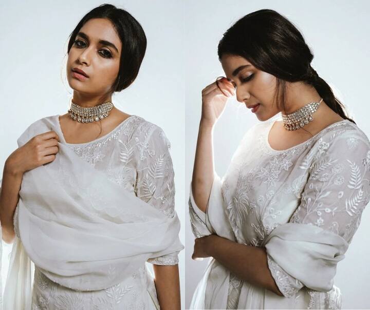 Keerthy Suresh Photos : अभिनेत्री किर्ती सुरेश हीची गणना दाक्षिणात्य चित्रपटसृष्टीतील आघाडीच्या अभिनेत्रीमध्ये केली जाते.