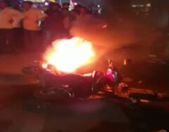 VERAVAL : એસટી સ્ટેશન રોડ ઉપર ઈલેક્ટ્રીક સ્કૂટર ભડકે બળ્યું, જુઓ આ વીડિયો