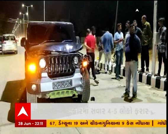 અમદાવાદ: કાર અને બાઈક વચ્ચે અકસ્માત, બેના મોત
