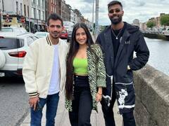 Photos: Chahal के साथ स्टाइलिश लुक में नजर आए Pandya, डबलिन में मस्ती करती नजर आईं धनश्री वर्मा