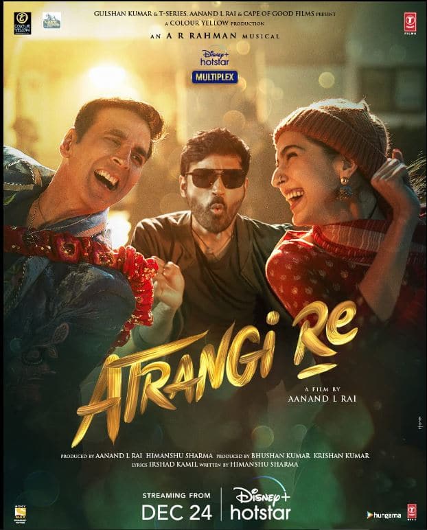 Atrangi Re featuring Sara Ali Khan, Akshay Kumar and Dhanush, another love triangle with a ghost involved