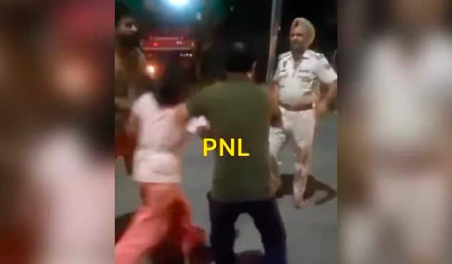 On Camera, Punjab Cop Shoots Man In Thigh; Faces Action As Video Goes Viral கைகலப்பில் இளைஞரை தொடையில் சுட்ட பஞ்சாப் காவலர்: அரசு எடுத்த அதிரடி - வைரலாகும் வீடியோ