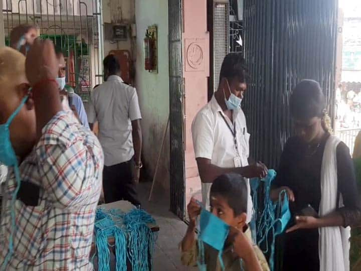 Face Mask Mandatory for devotees who visits palani murugan temple Palani Temple: பழனி முருகன் கோயிலுக்கு வரும் பக்தர்களுக்கு முகக்கவசம் கட்டாயம்...!