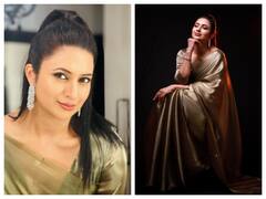 Divyanka Tripathi Pics: मैटेलिक साड़ी पहन कहर ढाती दिखी दिव्यांका त्रिपाठी, खूबसूरत अदाओं ने बनाया फैन्स को दीवाना