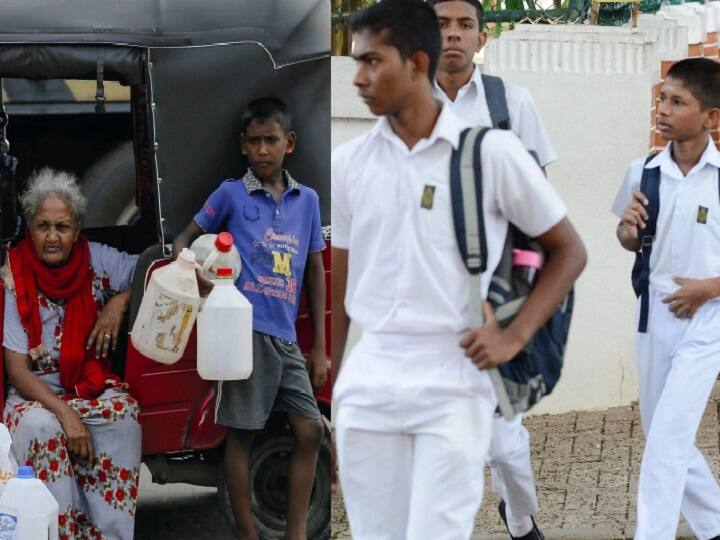 Sri Lanka stops fuel supply to non-essential services as crisis worsens ஜூலை 10-ம் தேதி வரை பள்ளிகள் மூடல் - அரசு அவசர அறிவிப்பு
