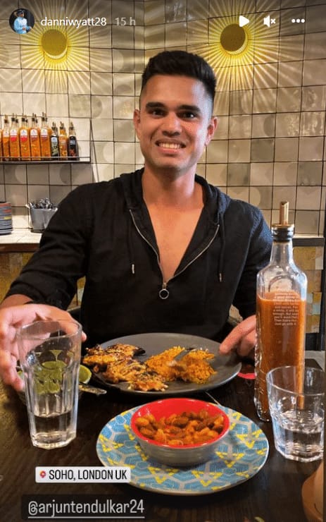 Arjun Tendulkar Enjoys Lunch With Cricket Star Danielle Wyatt In London. See Pic