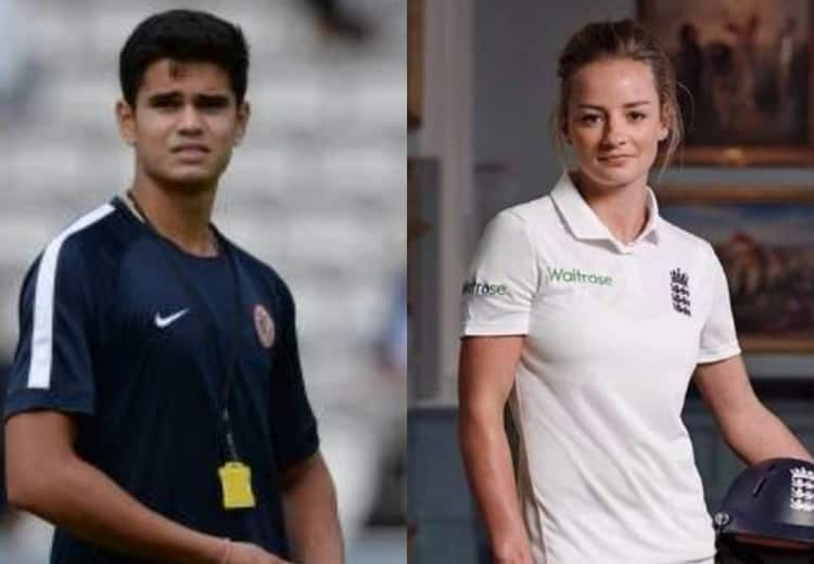 Danielle Wyatt shares photograph with Arjun Tendulkar சச்சின் மகன் அர்ஜுனின் புகைப்படத்தை வைரலாக்கிய இங்கிலாந்து கிரிக்கெட் வீராங்கனை..