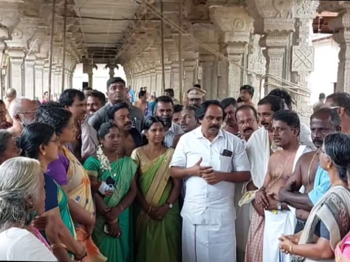 Adigesava Perumal Temple Kumbabhishekam Consultative meeting chaired by Minister mano thangaraj ஆதிகேசவ பெருமாள் கோவில் கும்பாபிஷேக விழா: அமைச்சர் மனோதங்கராஜ் தலைமையில் நடந்த ஆலோசனை
