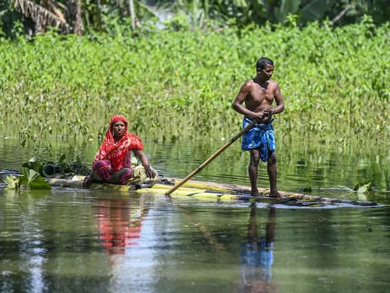 In PICS | Assam Flood Situation Worsens, Residents Face Shortage Of Food And Drinking Water