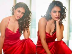 In Pics: डीप नेक रेड ड्रेस में भोजपुरी एक्ट्रेस Neha Malik ने दिए दिलकश पोज, तस्वीरें हुई वायरल