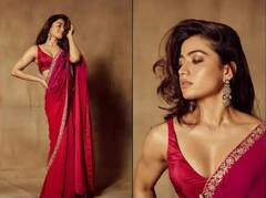 Rashmika Mandana Photos : ਰੈੱਡ ਸਾੜ੍ਹੀ 'ਚ ਰਸ਼ਮੀਕਾ ਮੰਡਾਨਾ ਦਾ ਦਿਲਕਸ਼ ਲੁੱਕ, ਤਸਵੀਰਾਂ ਦੇਖ ਕੇ ਹੋ ਜਾਓਗੇ ਦੀਵਾਨੇ